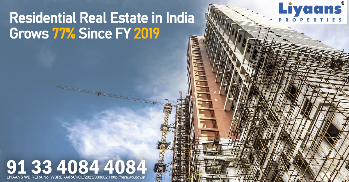 Residential Real Estate in India Grows 77% Since FY 2019, Shows Strong Buyer Confidence
