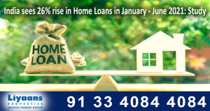 India sees 26% rise in home loans in January-June 2021