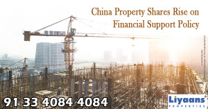 China Property Shares Rise on Financial Support Policy