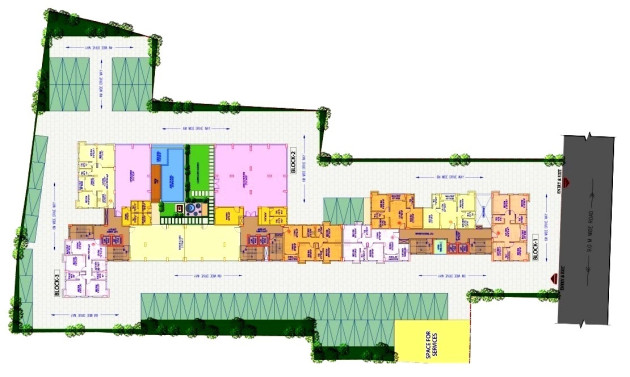 All Blocks (1st Floor Plan)