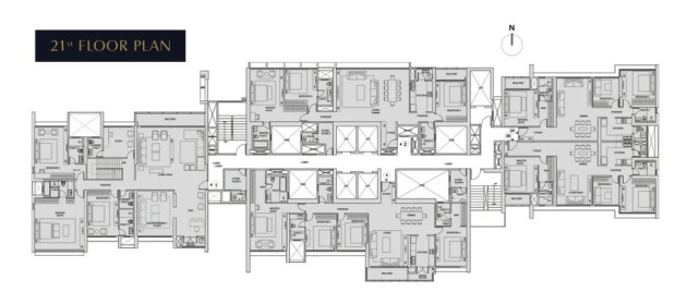 21st Floor Plan