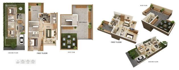 4 BHK - 1370 Sq-ft