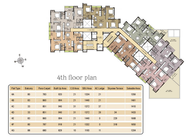 4th Floor Plan