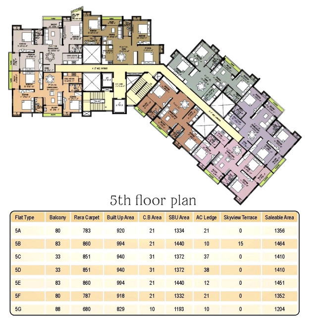 5th Floor Plan