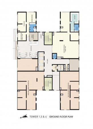 Floor Plan: Tower 1, 5 & 6