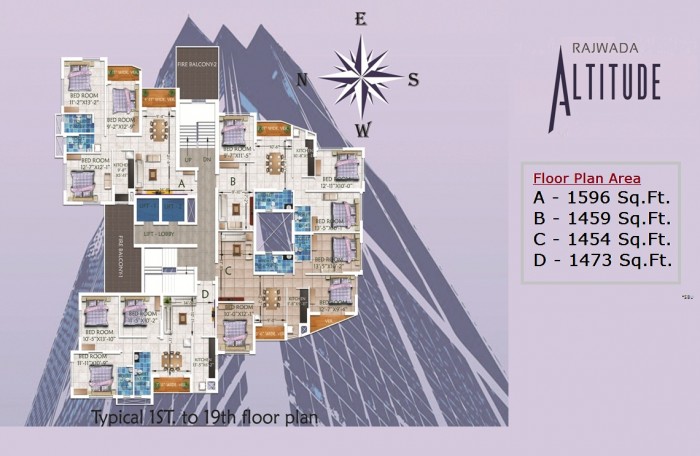 Floor Plan: Block 1