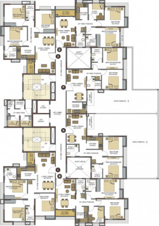 Block 2D Second Floor Plan 