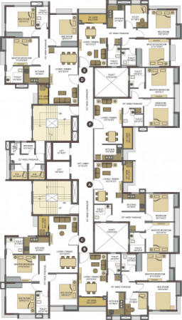 Block 2D Typical Floor Plan