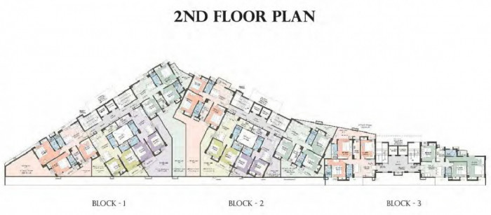 Block 1, 2 & 3 - 2nd Floor Plan