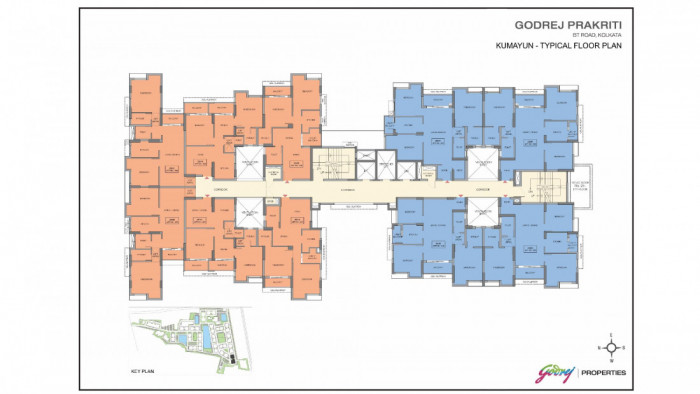 Block R  ( KUMAYUN ) : Typical Floor Plan