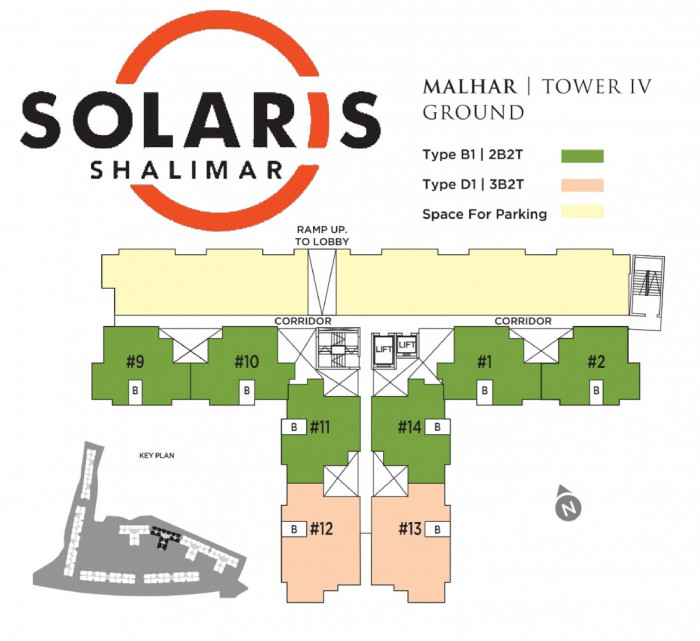 Tower IV (MALHAR) : Ground Floor Plan