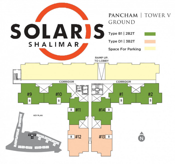 Tower V (PANCHAM) : Ground Floor Plan