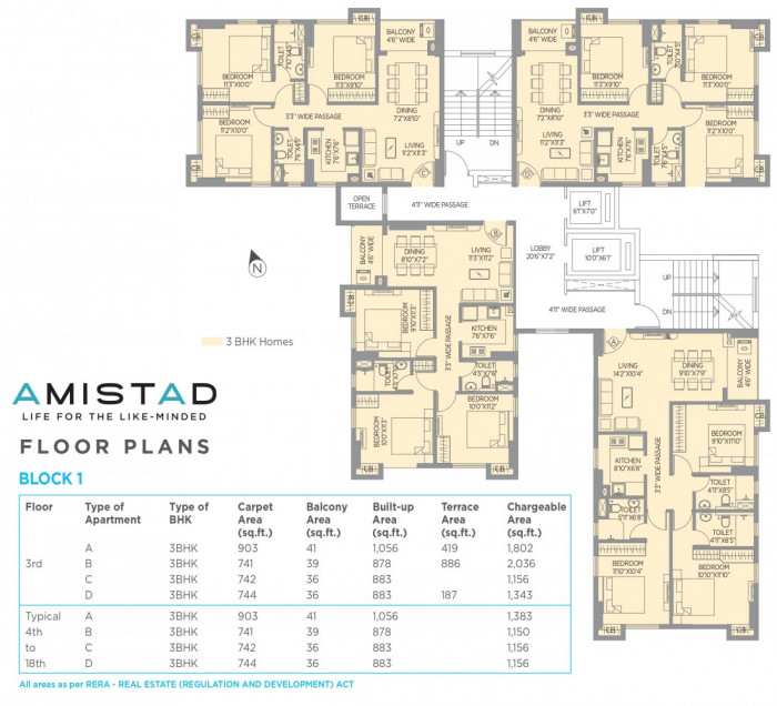 Floor Plan: Block 1