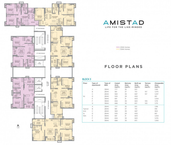 Floor Plan: Block 3