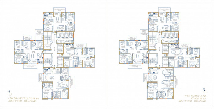 6th to 40th Floor Plan – HIG TOWER ‘DIAMOND’
