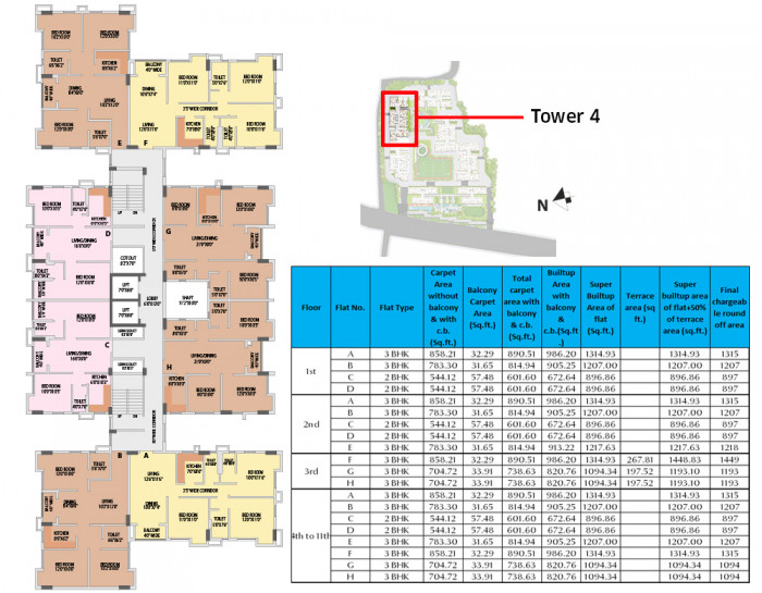 Tower 4 Floor Plan