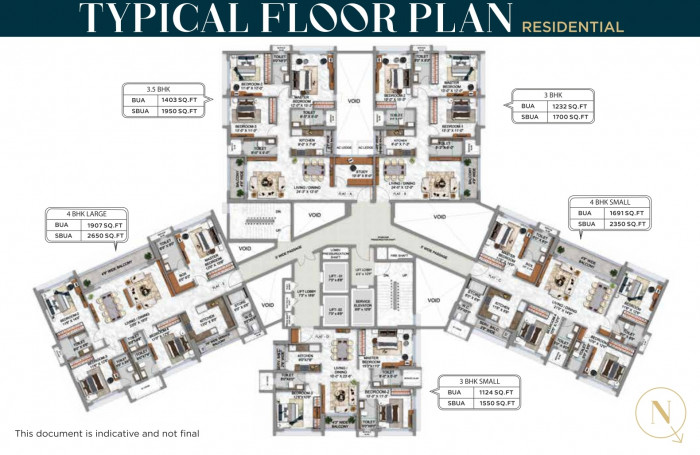 Typical Floor Plan (Residential)