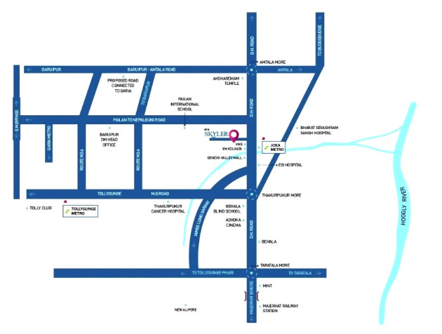 *Guide Map only