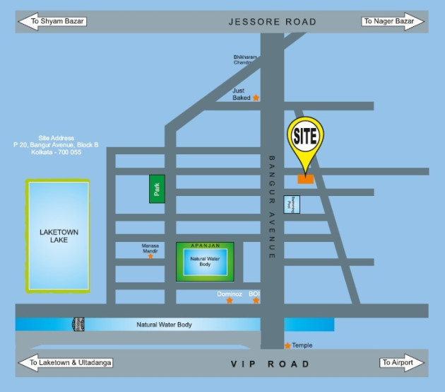 *Guide map only. Do not scale.