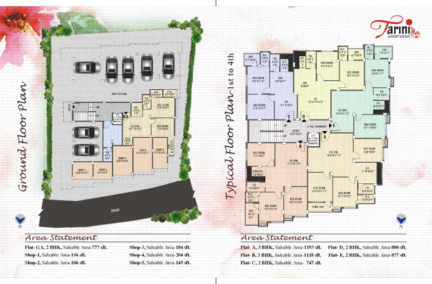 Ground and Typical Floor Plan