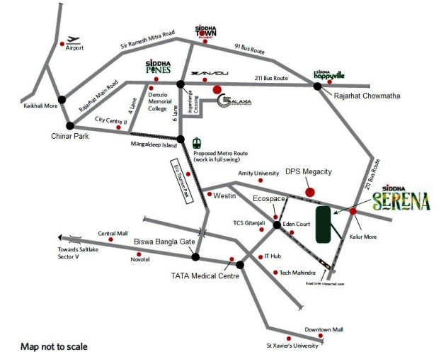 Guide map