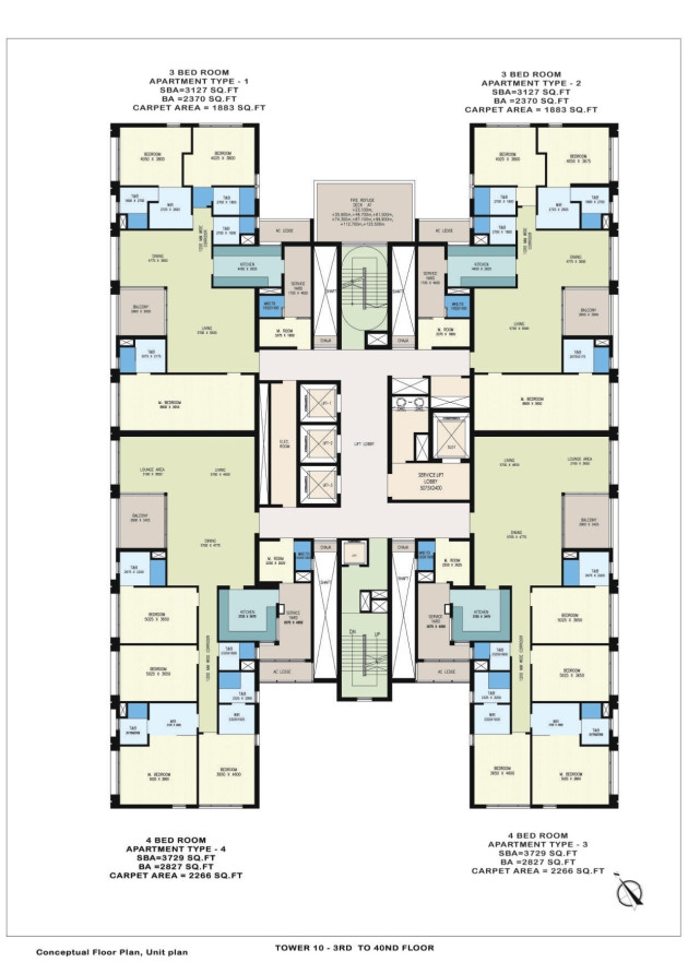 Tower 10 (3rd to 40th Floor)
