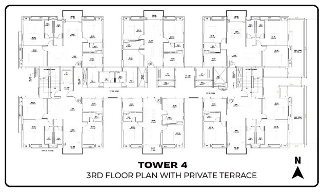 TOWER 4 (3RD FLOOR PLAN WITH PRIVATE TERRACE)