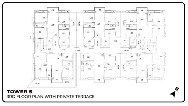 TOWER 5 (3RD FLOOR PLAN WITH PRIVATE TERRACE)