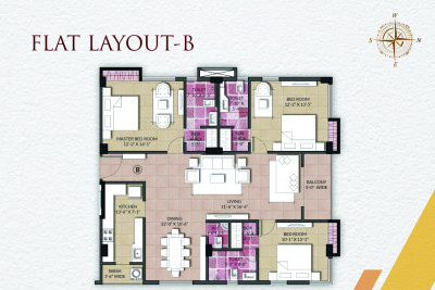 3 BHK - 2050 Sq-ft