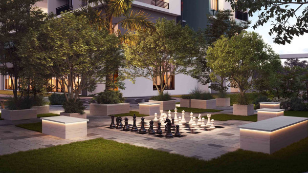 Outdoor Chess Court