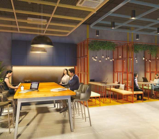 Co-working Spaces   (In Dedicated Podium Club)