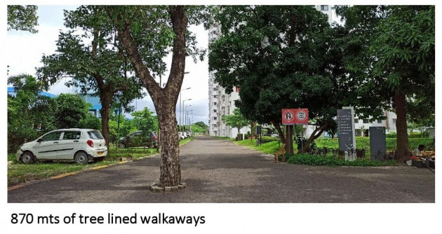 Godrej Prakriti - Tree-lined Walkway