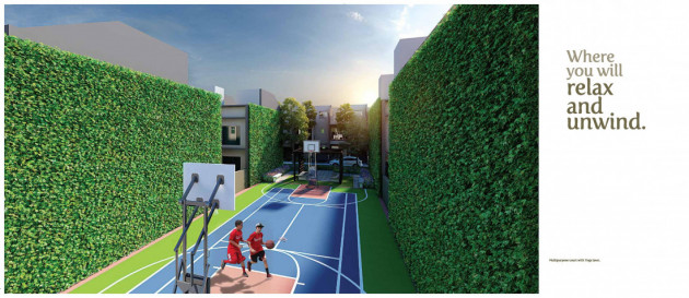 Outdoor Multi Purpose Court with Yoga Lawn
