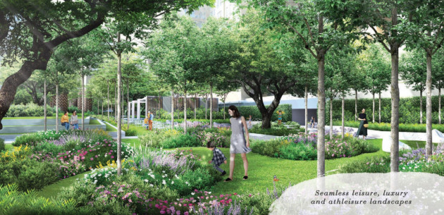 Seamless leisure, luxury and athleisure landscapes