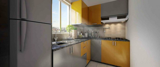 Model Flat Kitchen