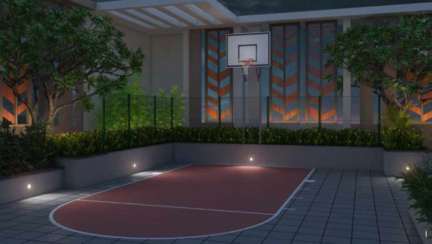 Merlin Lakescape <b>Rooftop Half Basketball Court</b>