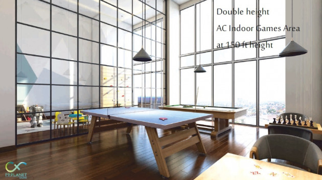Double Height AC Indoor Games Area