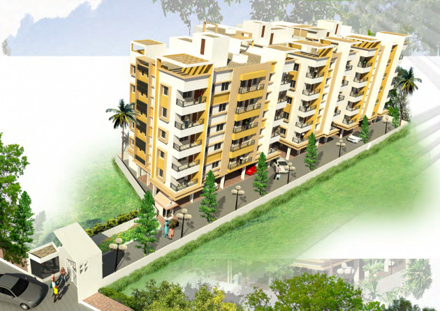 Front Elevation Aerial View