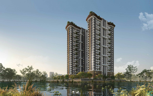 Waterside Elevation View