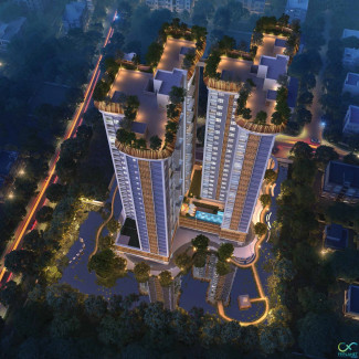 Elevation Birds Eye View