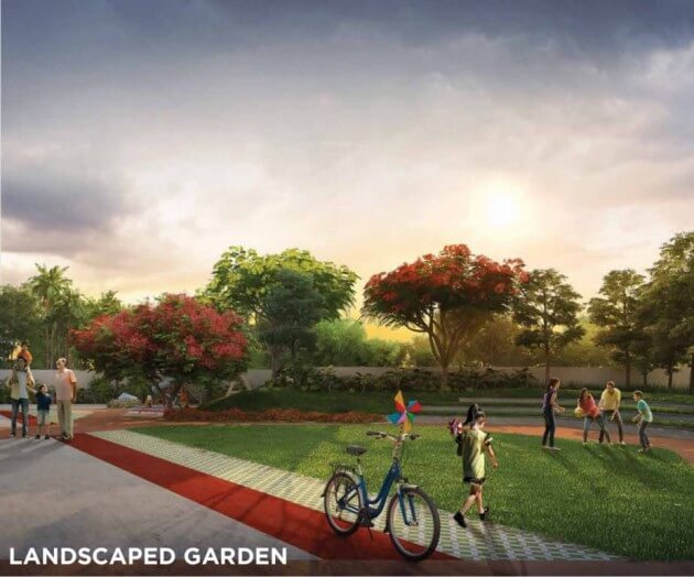 Landcsaped Garden