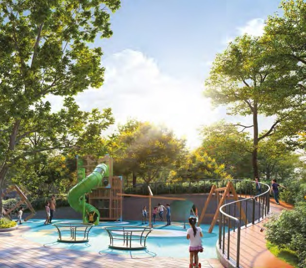 Open Sky Kids’ Play Area   (In 3-Acre Central Park)