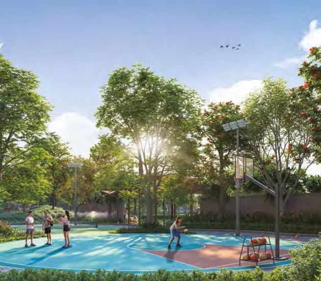 Mini Basketball Court   (In 3-Acre Central Park)